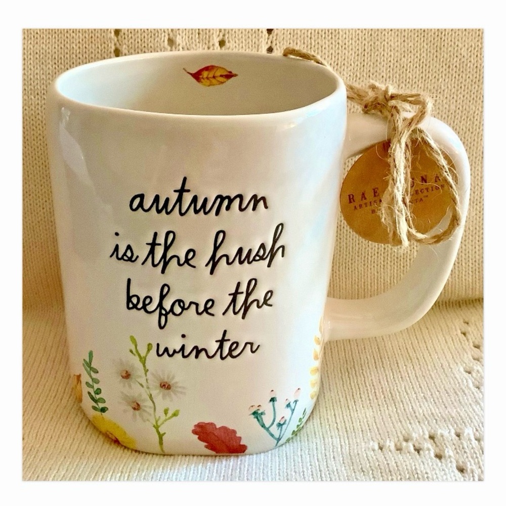 Brand New RAE DUNN "Autumn Is The Hush Before The Winter" Fall Mug